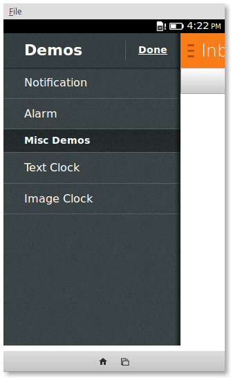 Third implementation: sidebar shown. The heading finally fits